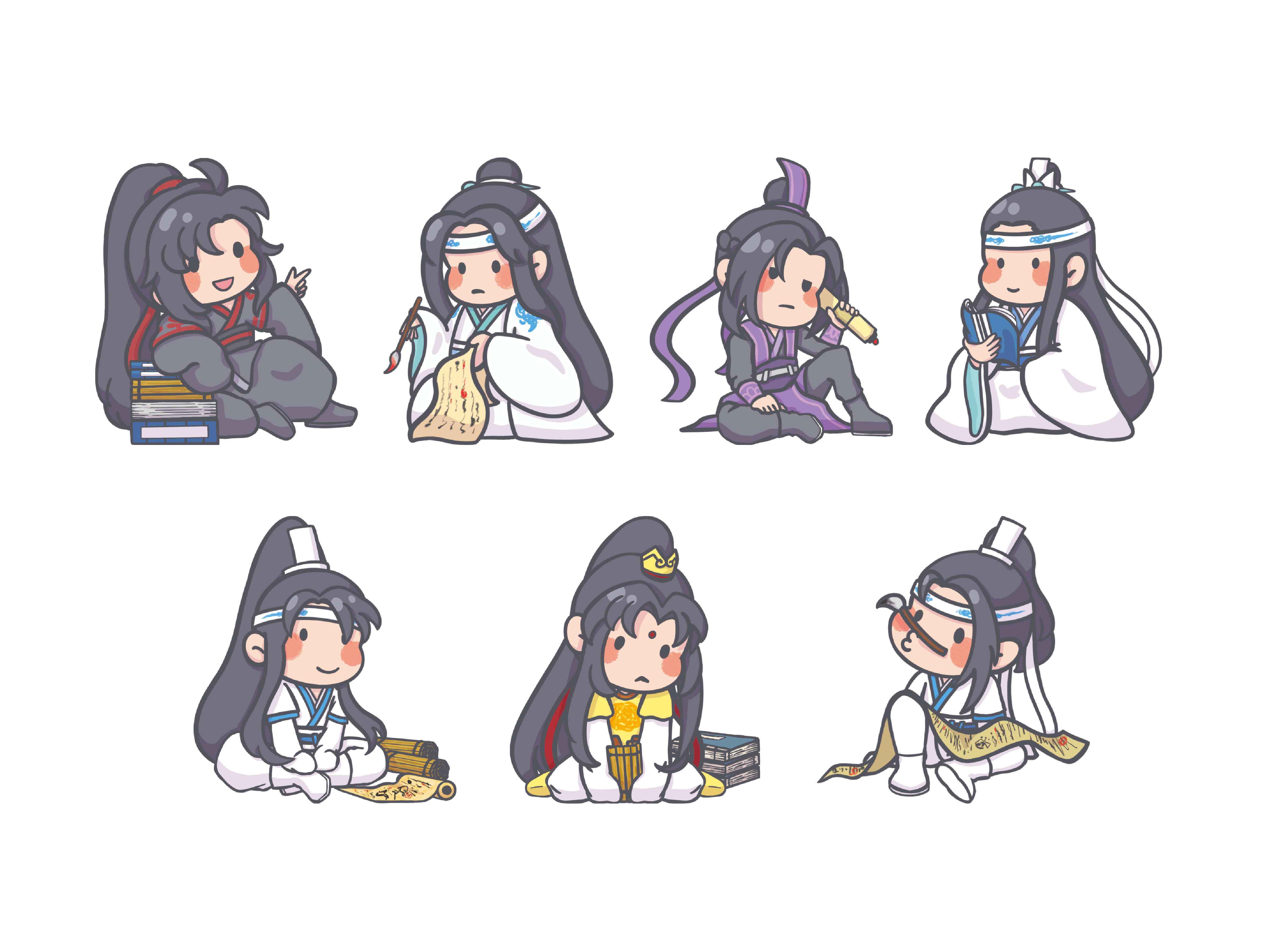 魔道祖師_陪讀系列立牌夾