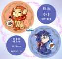 [K] 尊尊、禮司 動物徽章