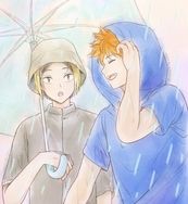排球少年 認親卡 下雨