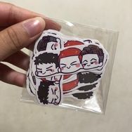 三良花糰糰貼紙