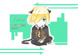 【YOI】Yurio 單面不透明壓克力吊飾