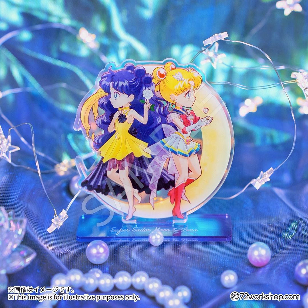 炫彩壓克力立牌 Super Sailor Moon＆人間露娜