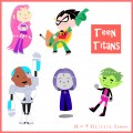 Teen Titans Go 貼紙