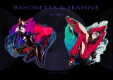 Bayonetta / Jeanne閃亮壓克力吊飾