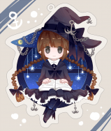 大海原透明壓克力吊飾