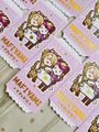 にじさんじEN Luca & Shu Mafiyami 遊樂園燙金票券貼紙3入