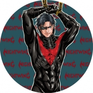 Nightwing陶瓷吸水杯墊