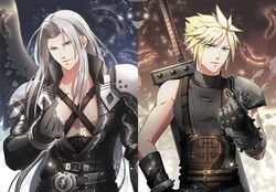 FF7R最終幻想：賽菲羅斯&amp;克勞德-浪漫明信片組