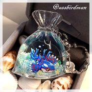 【精靈寶可夢】養在金魚袋的蓋歐卡 - 入油吊飾