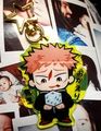 《歡迎回來，老師》螢光黃壓克力吊飾