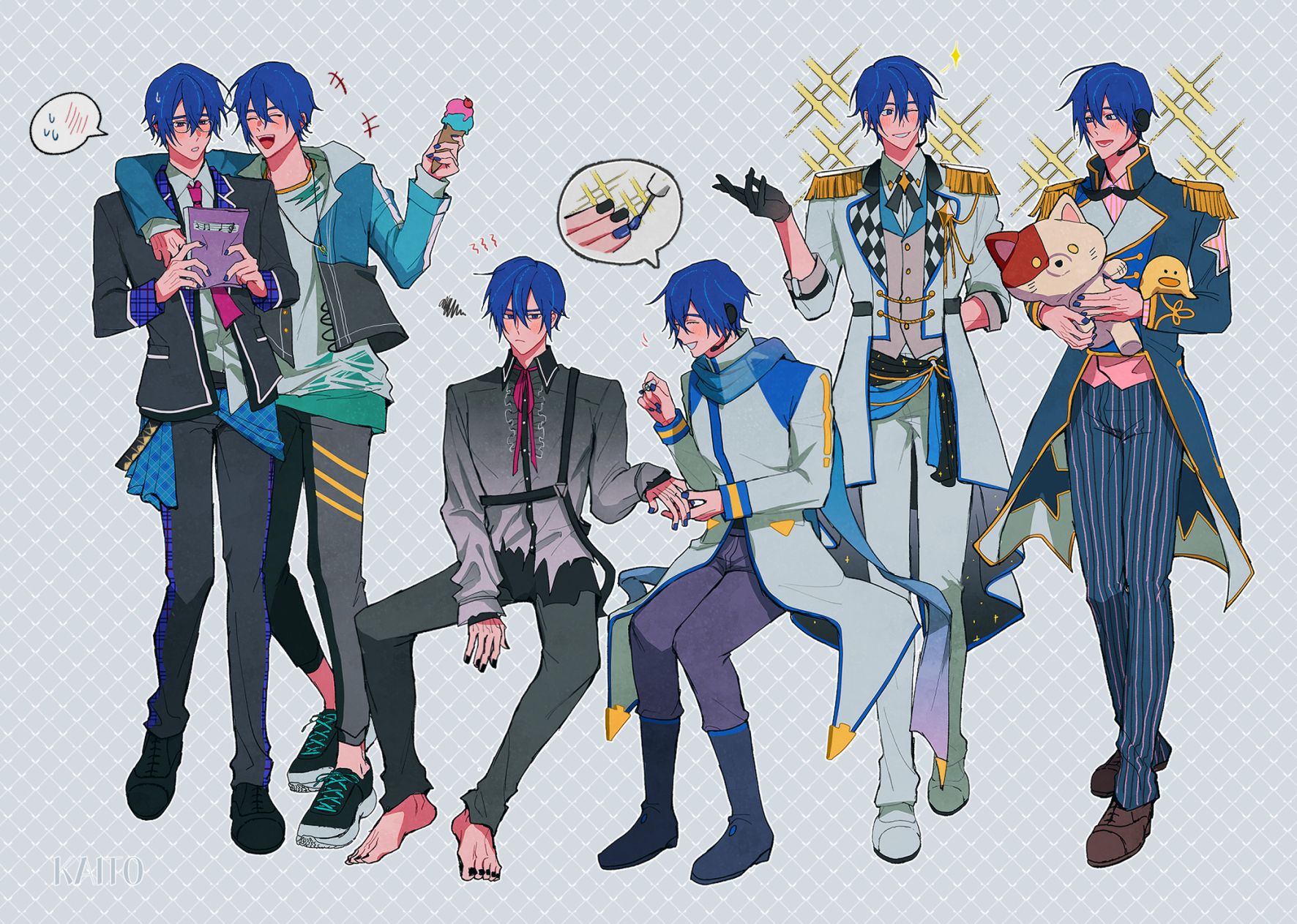 【プロセカ】世界計畫KAITO無料明信片