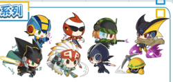 洛克人EXE 戰鬥風角色立牌