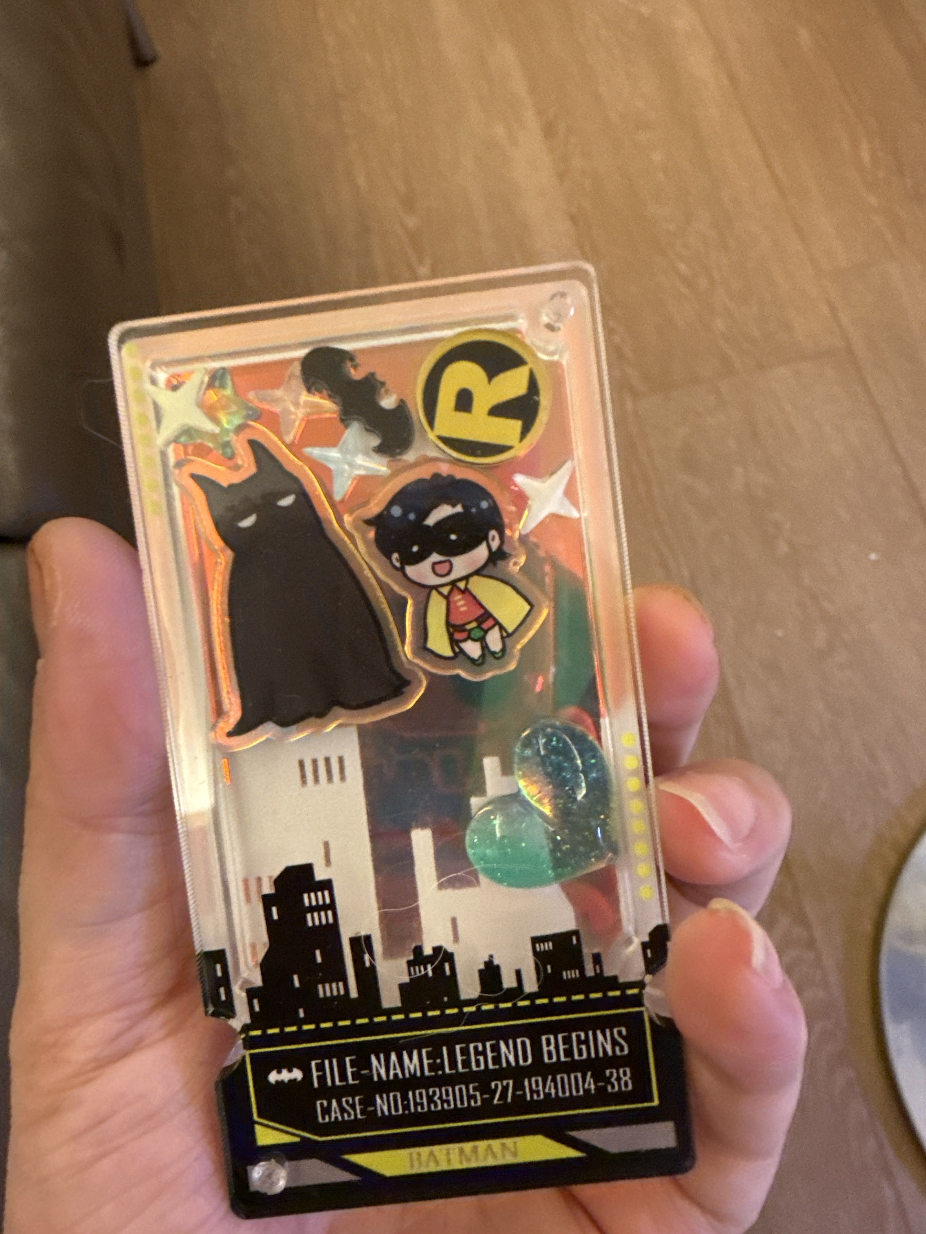 活力雙雄Batman &amp; Robin壓克力搖搖樂展示吊飾