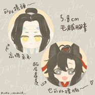 ｜魔道祖師｜毛茸茸揉臉臉胸章