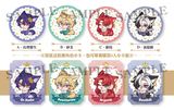星鐵小貓貓-真理醫生、砂金、銀支、波提歐-木片磁鐵