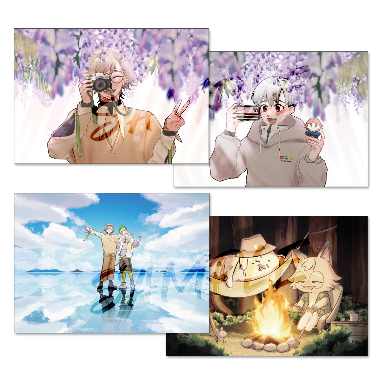 【厭世醫師阿萬】報&amp;貓旅遊明信片套組