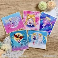 迷你色紙 Eternal Sailor Moon &amp; Sailor Cosmos／小兔（校服）／小兔變身／Sailor Moon &amp; 燕尾服蒙面俠／Sailor Moon＆新希蕾妮蒂女王
