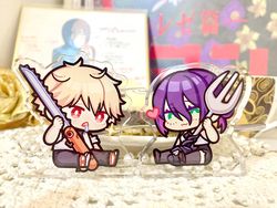 【鏈鋸人】淀治+蕾潔吃吃壓克力飯友