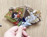 【刀劍亂舞】可麗餅鑰匙圈（豐前｜鶴丸）