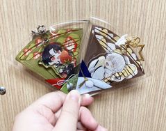 【刀劍亂舞】可麗餅鑰匙圈（豐前｜鶴丸）