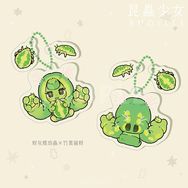 昆蟲少女 蚜灰蝶幼蟲 壓克力吊飾