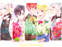 MM MysticMessenger 神秘信使 聖誕明信片組