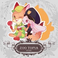 zootopia壓克力吊飾共三款