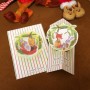 狐兔聖誕主題明信片