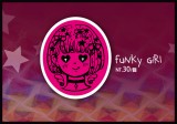 【原創】funky girl 壓克力別針胸章