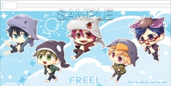 Free!夾鏈筆袋