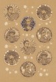 U.N.C.L.E 全員 聖誕節 圓形貼紙