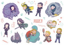 Odin’s Family  奧丁家三姐弟和夥伴的愉快生活