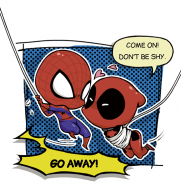 Spideypool方形立鏡