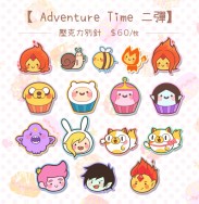 Adventure Time 壓克力別針第二彈