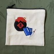 唐門意象刺繡零錢包