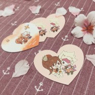 【無料配布/交換】慶親愛心胸章＋愛心卡片