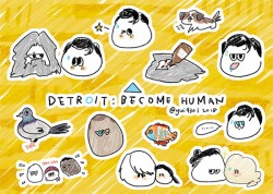 底特律：變人-刀模貼紙