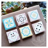 ［狐咖啡］帕狐花磚 / 陶瓷磁鐵 / 轉印貼紙 / 明信片 / PUFFOX / FOXXXCOFFEE