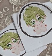 【新世界狂歡】小奧利文圓形封口貼