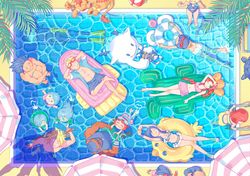 FF7明信片-夏日泳池