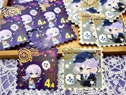 【彩虹社】星導ショウ 燙金郵票貼紙｜にじさんじ