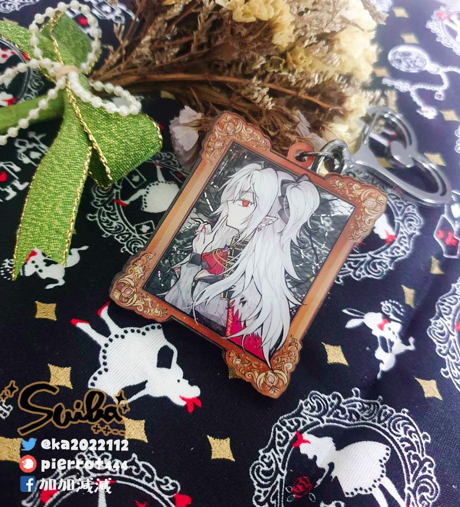 【NIJISANJI JP】Sanya藝術畫展蕾絲版吊飾🩷