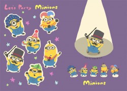 Minions 小小兵 A5L型資料夾+貼紙