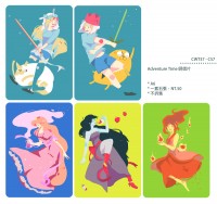 Adventure  time  明信片