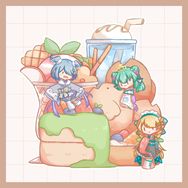 lazulight 甜點貼紙
