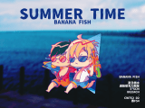 【BANANA FISH】A英 滿版壓克力胸章｜夏日戲水