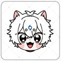 《颱風擬人》小犬 彩色光芒唷咧唷咧唷鍵帽吊飾