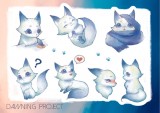 Dawning project原創遊戲貼紙(霧膜半斷)