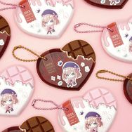【にじさんじ】鈴原るる心型巧克力吊飾