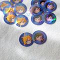 FF7 克勞德蒂法 Q版極光貼紙